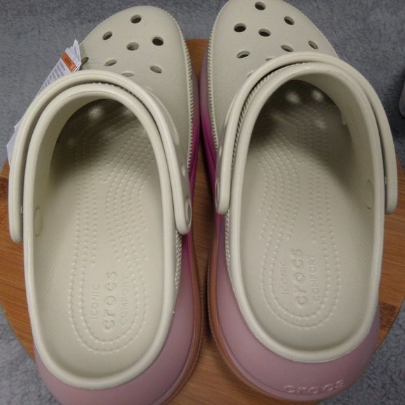 Crocs Mega Crush Classic Platform Clogs Woman's Size 9, 10 Comfort Shoes - Picture 8 of 8